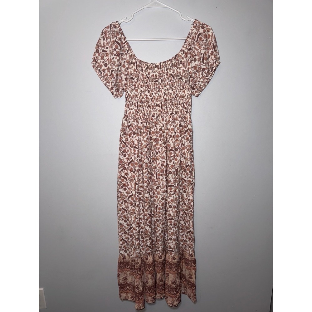 No Comment‎ NY•LA Women's Bohemian Floral MIDI Dress NWT